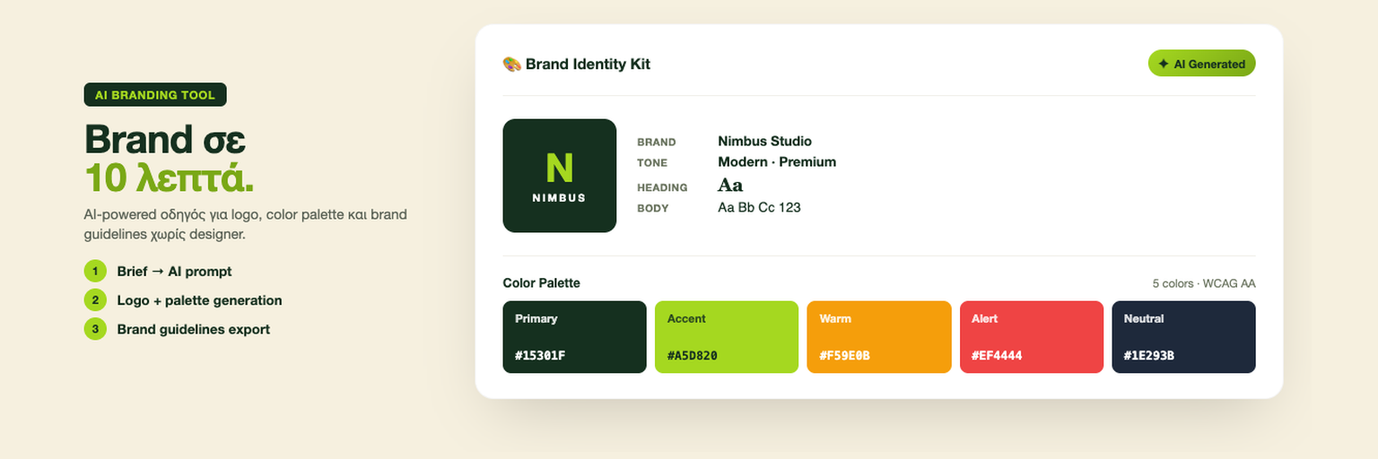 AI Εργαλείο για Branding